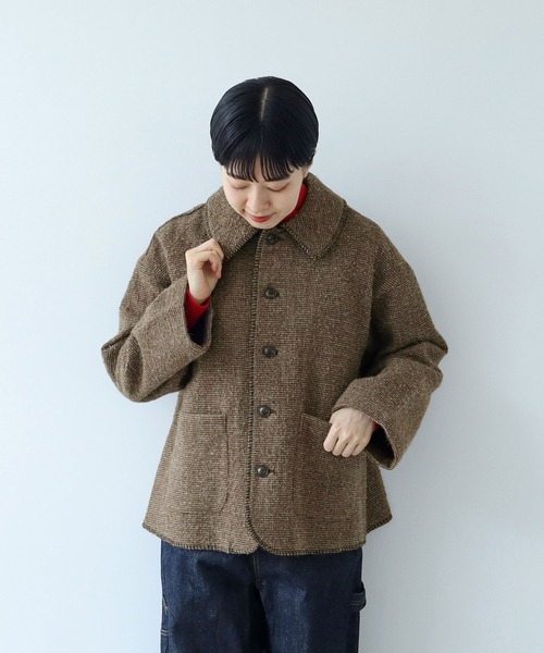【セール】ウールアルパカ オーバーブルゾン（ブルゾン）｜PAR ICI（パーリッシィ）