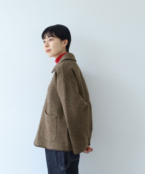 【セール】ウールアルパカ オーバーブルゾン（ブルゾン）｜PAR ICI（パーリッシィ）