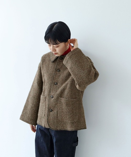 【セール】ウールアルパカ オーバーブルゾン（ブルゾン）｜PAR ICI（パーリッシィ）