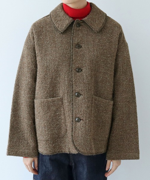 【セール】ウールアルパカ オーバーブルゾン（ブルゾン）｜PAR ICI（パーリッシィ）