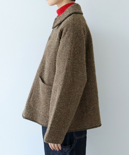 【セール】ウールアルパカ オーバーブルゾン（ブルゾン）｜PAR ICI（パーリッシィ）