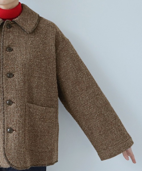 【セール】ウールアルパカ オーバーブルゾン（ブルゾン）｜PAR ICI（パーリッシィ）