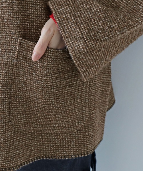 【セール】ウールアルパカ オーバーブルゾン（ブルゾン）｜PAR ICI（パーリッシィ）