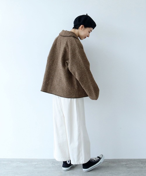 【セール】ウールアルパカ オーバーブルゾン（ブルゾン）｜PAR ICI（パーリッシィ）