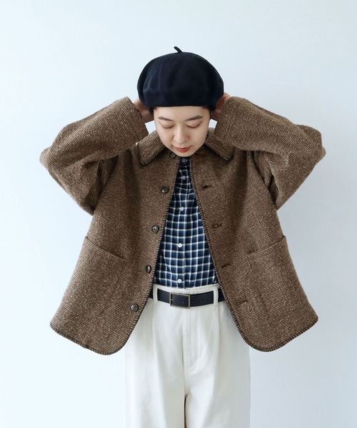 【セール】ウールアルパカ オーバーブルゾン（ブルゾン）｜PAR ICI（パーリッシィ）