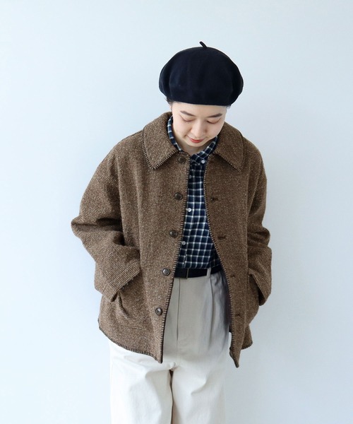 【セール】ウールアルパカ オーバーブルゾン（ブルゾン）｜PAR ICI（パーリッシィ）