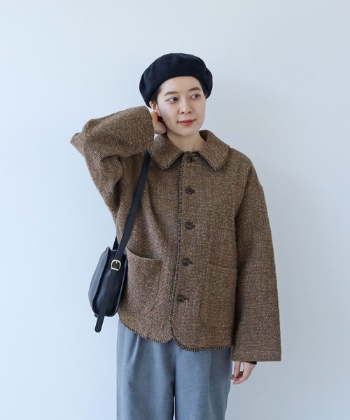 【セール】ウールアルパカ オーバーブルゾン（ブルゾン）｜PAR ICI（パーリッシィ）