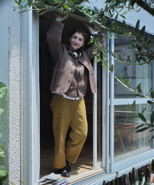 【セール】ウールアルパカ オーバーブルゾン（ブルゾン）｜PAR ICI（パーリッシィ）