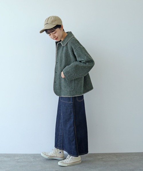 【セール】ウールアルパカ オーバーブルゾン（ブルゾン）｜PAR ICI（パーリッシィ）
