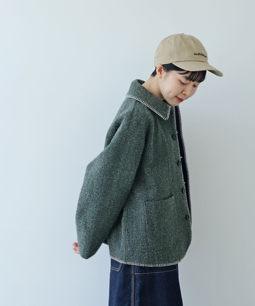 【セール】ウールアルパカ オーバーブルゾン（ブルゾン）｜PAR ICI（パーリッシィ）