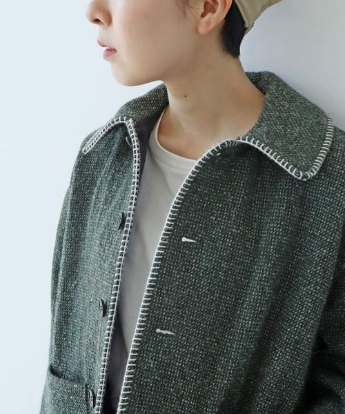 【セール】ウールアルパカ オーバーブルゾン（ブルゾン）｜PAR ICI（パーリッシィ）