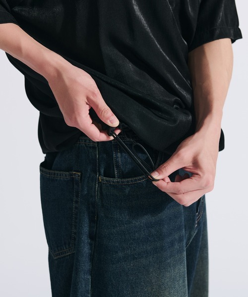 WETTEMPT(ウィテンプト)の「DRAW CORD PULLOVER SHIRT / ドローコードプルオーバーシャツ(シャツ/ブラウス・メンズ・ライトベージュ/ブラック・LARGE/MEDIUM/SMALL)」の11枚目の写真