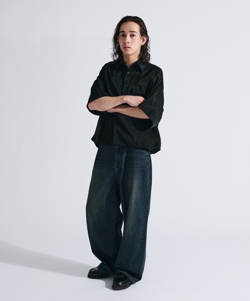 WETTEMPT(ウィテンプト)の「DRAW CORD PULLOVER SHIRT / ドローコードプルオーバーシャツ(シャツ/ブラウス・メンズ・ライトベージュ/ブラック・LARGE/MEDIUM/SMALL)」の14枚目の写真
