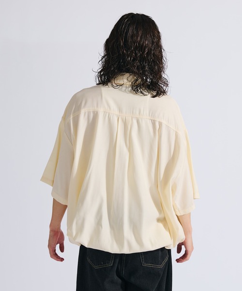 セール】DRAW CORD PULLOVER SHIRT / ドローコードプルオーバーシャツ