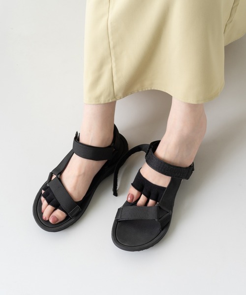 welleg（ウェレッグ）の「選べる2タイプ クッション付き 五本指 つま先ソックス（ソックス/靴下・レディース・ベージュ/ベージュ系/アイボリー/ホワイト系/ブラック系/ブラック・M）」の8枚目の写真