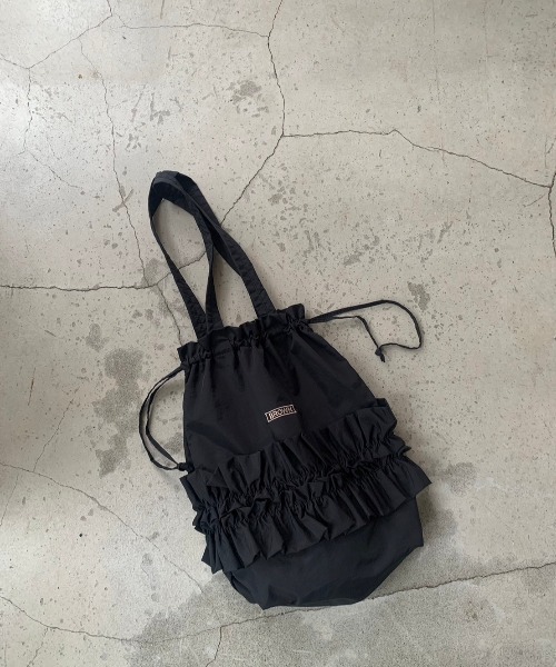 THEATRE PRODUCTS（シアタープロダクツ）の「ナイロンフロルトートバッグ（トートバッグ・レディース・ブラック・FREE）」の8枚目の写真