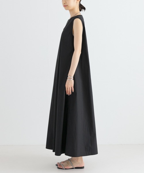 URBAN RESEARCH（アーバンリサーチ）の「綿ナイロンタックテントワンピース（ワンピース・レディース・ホワイト系その他/バーガンディー/ブラック・FREE）」の20枚目の写真