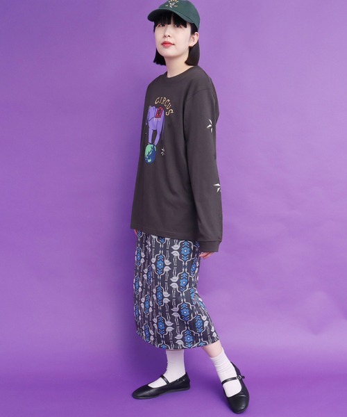 didizizi（ディディジジ）の「フラミンゴJQSK（スカート・レディース・チャコールグレー/ブラウン・FREE）」の21枚目の写真