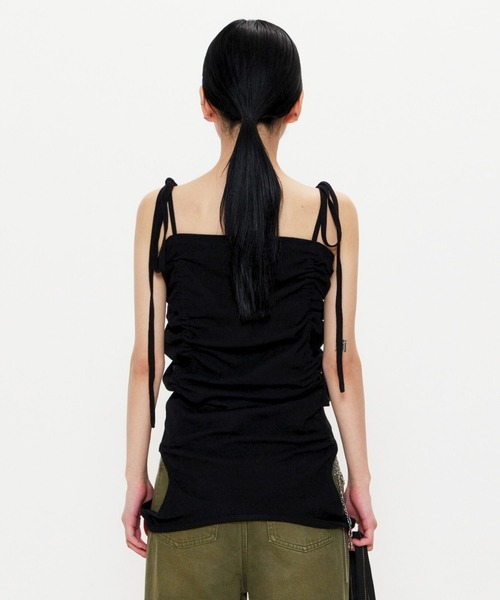 BEEDEN（ビーデン）の「3WAY GATHER TANK（タンクトップ・レディース・レッド/グレー/ブラック・FREE）」の15枚目の写真