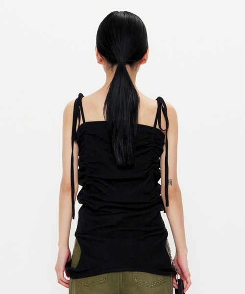 BEEDEN（ビーデン）の「3WAY GATHER TANK（タンクトップ・レディース・レッド/グレー/ブラック・FREE）」の17枚目の写真