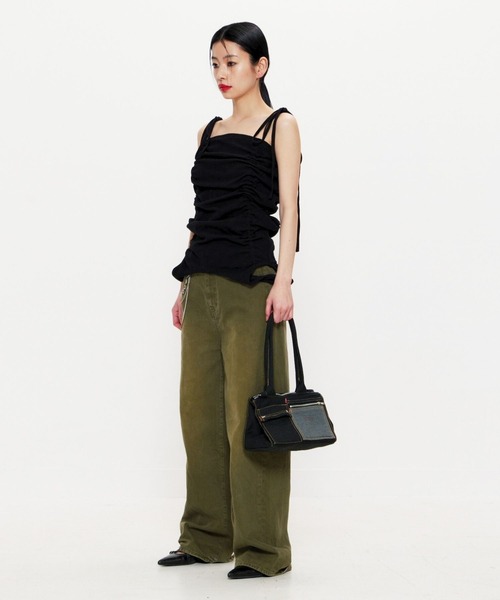 BEEDEN（ビーデン）の「3WAY GATHER TANK（タンクトップ・レディース・レッド/グレー/ブラック・FREE）」の20枚目の写真