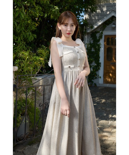 Verona Tweed Long Dress（ワンピース）｜Her lip to（ハー