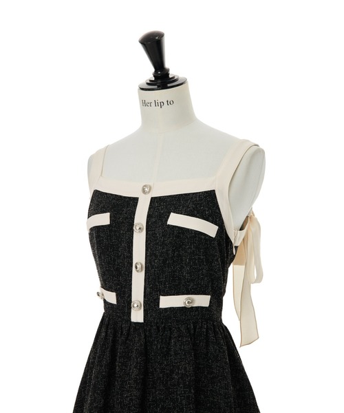 Verona Tweed Long Dress（ワンピース）｜Her lip to（ハー