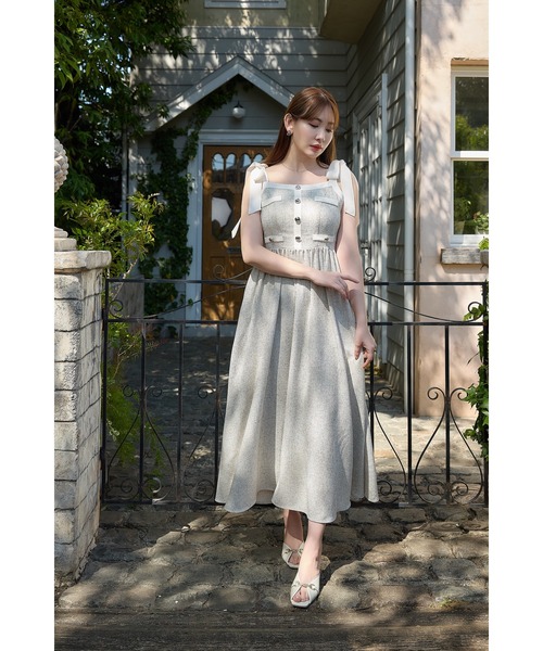 大人女性の Verona Tweed to（ハー lip Dress（ワンピース）｜Her Long ワンピース