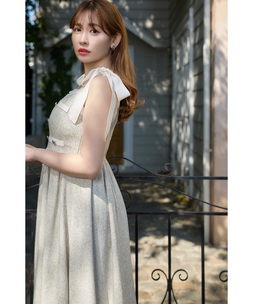 Verona Tweed Long Dress（ワンピース）｜Her lip to（ハー