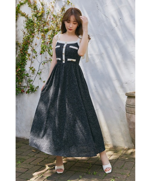 Verona Tweed Long Dress（ワンピース）｜Her lip to（ハー