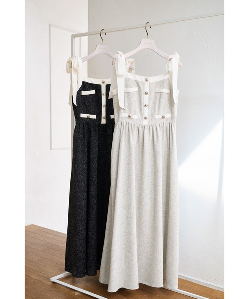 Verona Tweed Long Dress（ワンピース）｜Her lip to（ハー