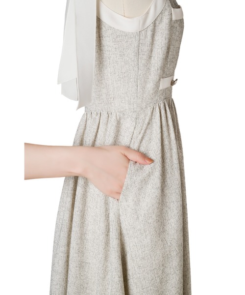 Verona Tweed Long Dress（ワンピース）｜Her lip to（ハーリップ