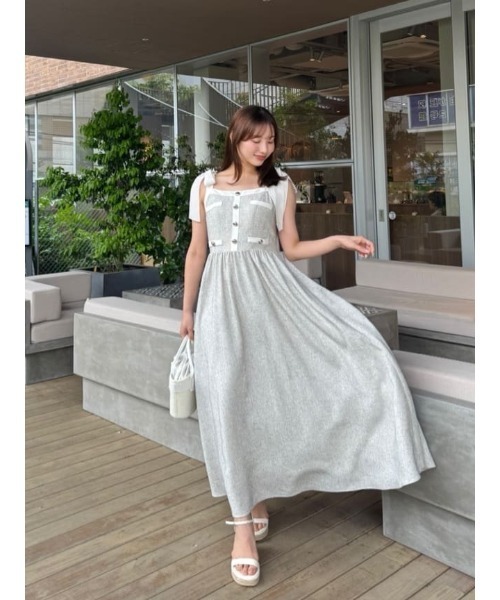Verona Tweed Long Dress（ワンピース）｜Her lip to（ハーリップ