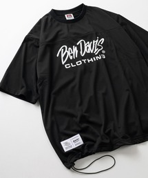 BEN DAVIS（ベンデイビス）の「【BEN DAVIS/ベンデイビス】ストリート グラフィティロゴデザイン スピンドルコード付き ダブルメッシュ半袖Tシャツ/ゲームシャツ/ビッグシルエット（Tシャツ/カットソー・メンズ）」