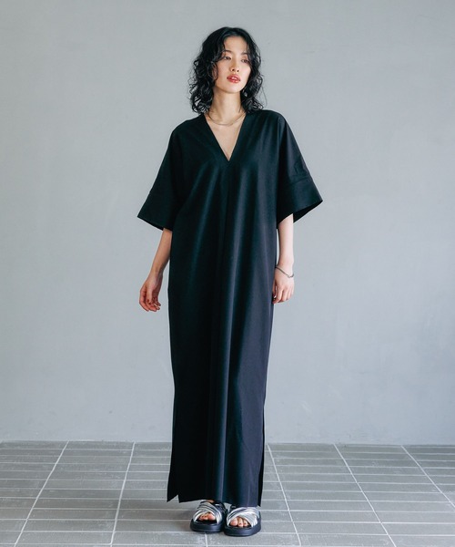 LEPSIM（レプシィム）の「【FOR I SERIES】Vネックアソートワンピース