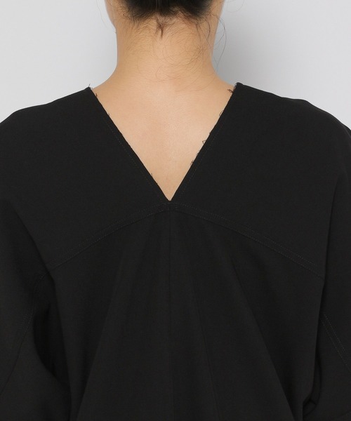 LEPSIM（レプシィム）の「【FOR I SERIES】Vネックアソートワンピース　132019（ワンピース・レディース・ブラック/グレー系その他/ブラウン系その他・FREE）」の5枚目の写真