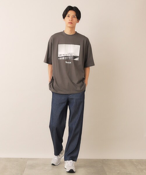 Dessin（デッサン）の「綿麻デニムドロストパンツ（デニムパンツ・メンズ・ネイビー/ブルー・03/02）」の4枚目の写真