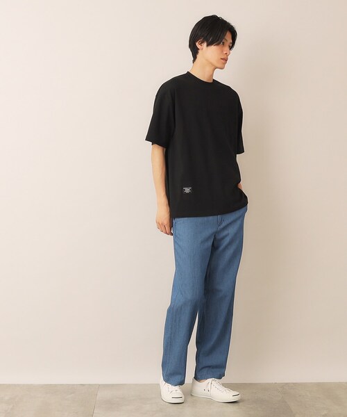 Dessin（デッサン）の「綿麻デニムドロストパンツ（デニムパンツ・メンズ・ネイビー/ブルー・03/02）」の9枚目の写真