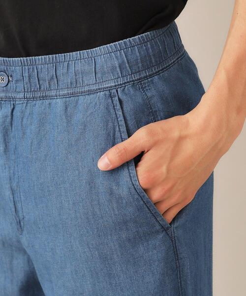 Dessin（デッサン）の「綿麻デニムドロストパンツ（デニムパンツ・メンズ・ネイビー/ブルー・03/02）」の15枚目の写真