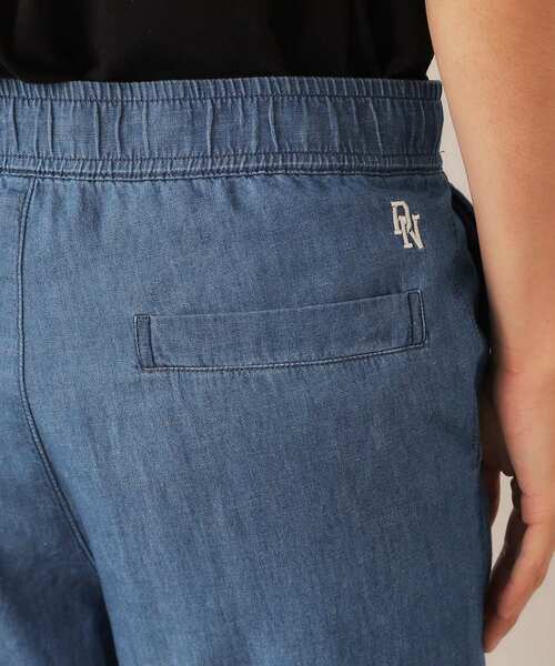 Dessin（デッサン）の「綿麻デニムドロストパンツ（デニムパンツ・メンズ・ネイビー/ブルー・03/02）」の16枚目の写真