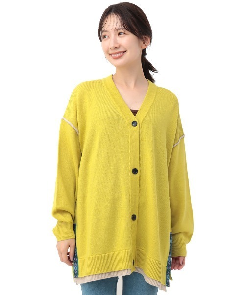 チチカカ（チチカカ）の「ウォッシャブルチロリーニットカーディガン（カーディガン/ボレロ・レディース・イエロー/レッド/グレー/ブラック・FREE）」の11枚目の写真