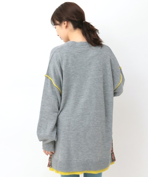 チチカカ（チチカカ）の「ウォッシャブルチロリーニットカーディガン（カーディガン/ボレロ・レディース・イエロー/レッド/グレー/ブラック・FREE）」の14枚目の写真