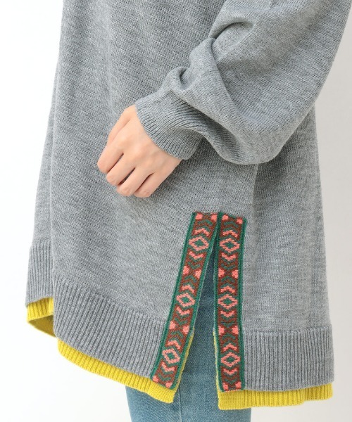 チチカカ（チチカカ）の「ウォッシャブルチロリーニットカーディガン（カーディガン/ボレロ・レディース・イエロー/レッド/グレー/ブラック・FREE）」の16枚目の写真