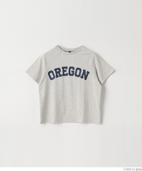 coca(coca)(コカ)の「【WEB限定セール】キッズ ラグランロゴプリントTシャツ(Tシャツ/カットソー・キッズ・ライトグレー/ブラック・120/130/140/150)」の14枚目の写真