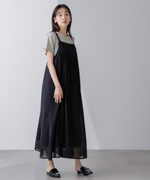 フロントピンタックキャミソールワンピース（ワンピース）｜nano･universe（ナノユニバース）