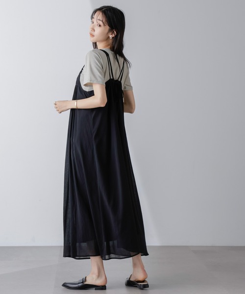 フロントピンタックキャミソールワンピース（ワンピース）｜nano･universe（ナノユニバース）