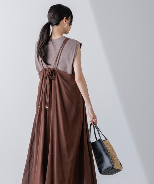 フロントピンタックキャミソールワンピース（ワンピース）｜nano･universe（ナノユニバース）