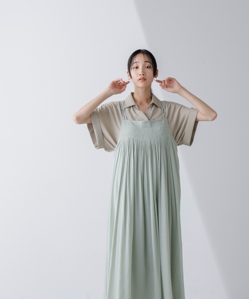 フロントピンタックキャミソールワンピース（ワンピース）｜nano･universe（ナノユニバース）