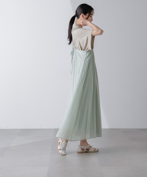 フロントピンタックキャミソールワンピース（ワンピース）｜nano･universe（ナノユニバース）