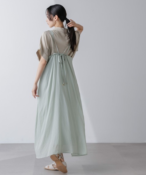 フロントピンタックキャミソールワンピース（ワンピース）｜nano･universe（ナノユニバース）